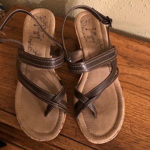 Jellypop Cork Wedge Sandals